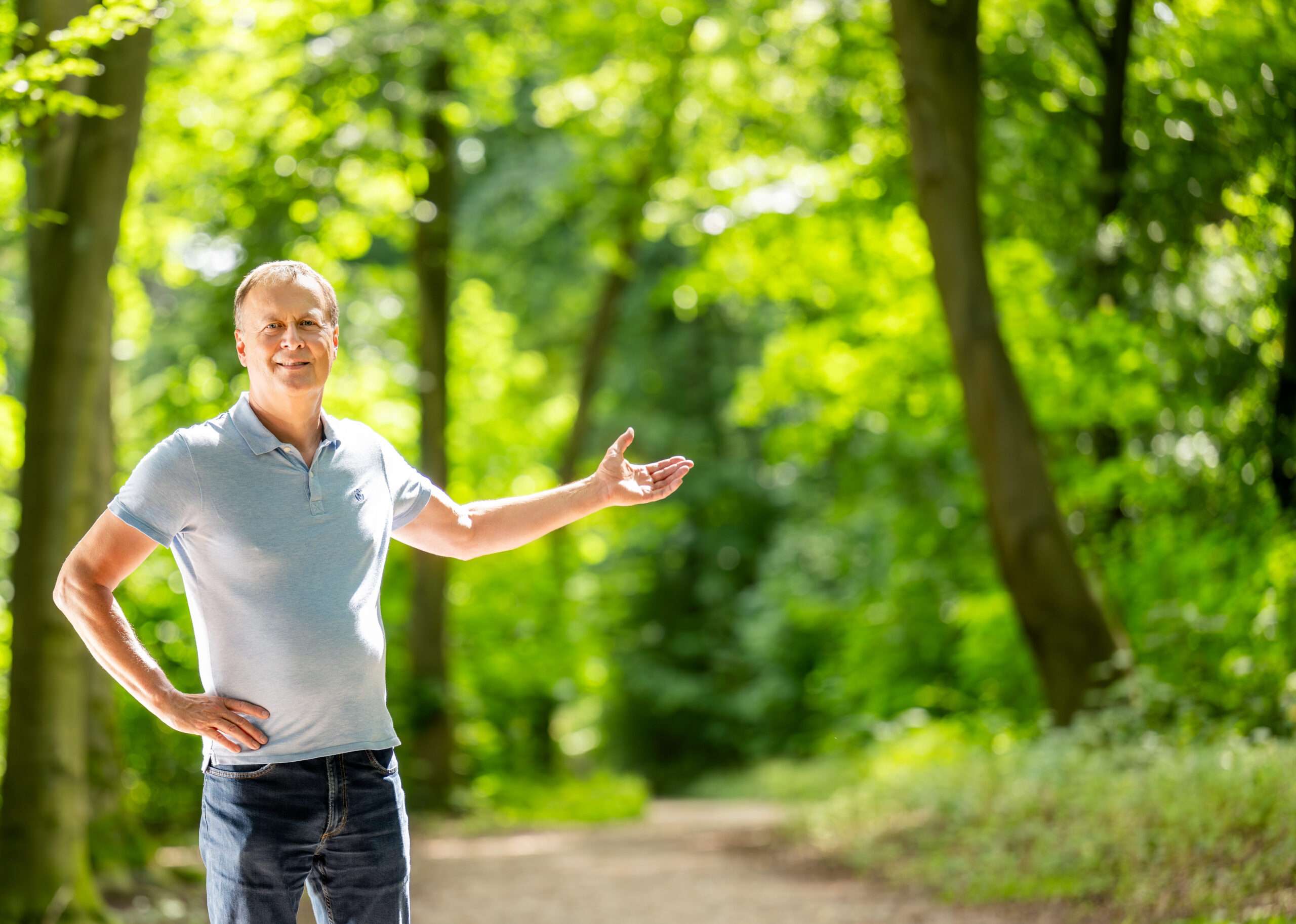 Martin Hubal im Wald